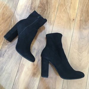 Black Suede Ankle Boots